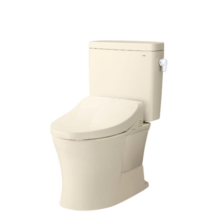 TOTO KQ新設手洗無・ウォシュレットKM31セット　パステルアイボリー CS232B／SH232BA／KM31／SC1