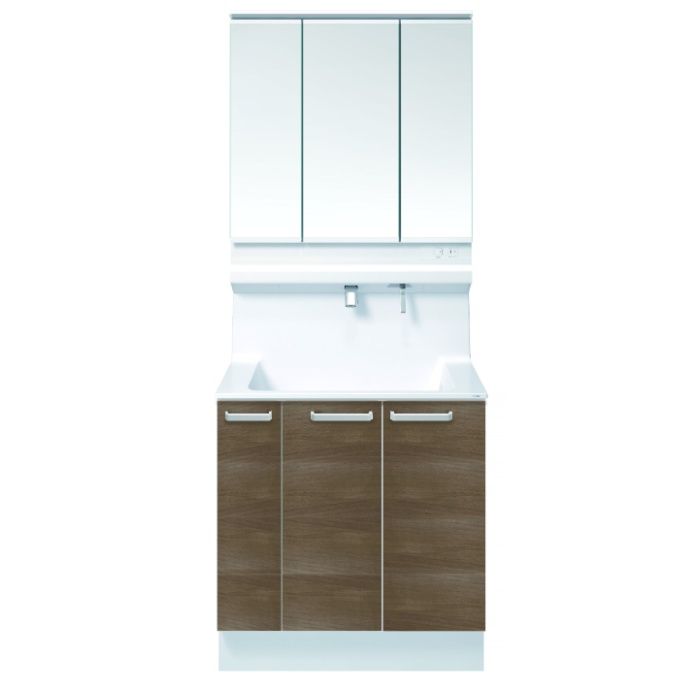 TOTO 洗面化粧台オクターブLite　W900　スイング三面鏡　片引出 LDSF090BJGDN1+LMFS090A3SLC1G