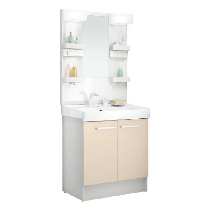 楽天市場】LIXIL D7シリーズ 化粧台 間口750mm 洗髪シャワー水栓