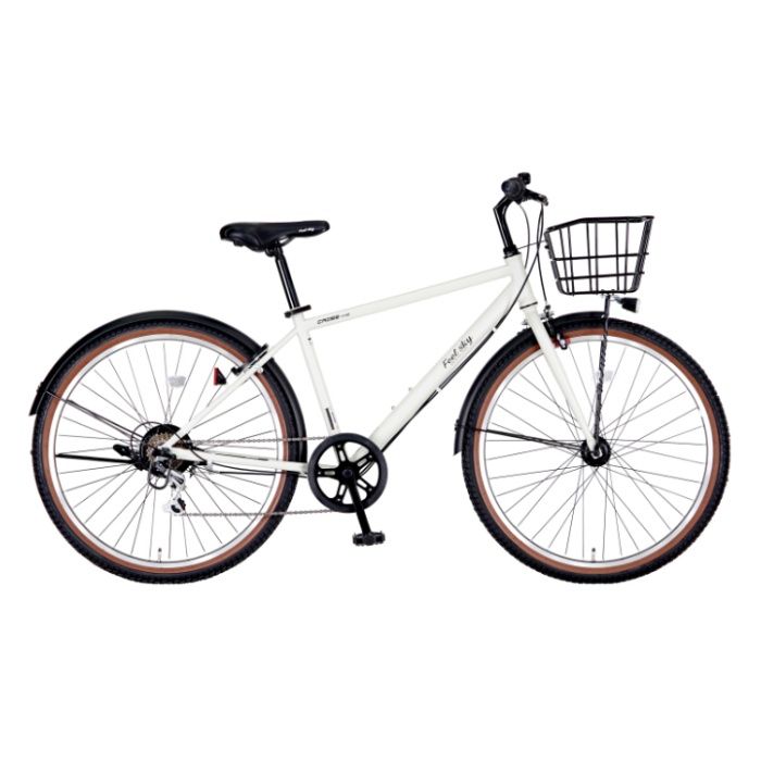 楽天市場】Feel sky FAT軽快車26×1.95 6段LEDオート マットライト