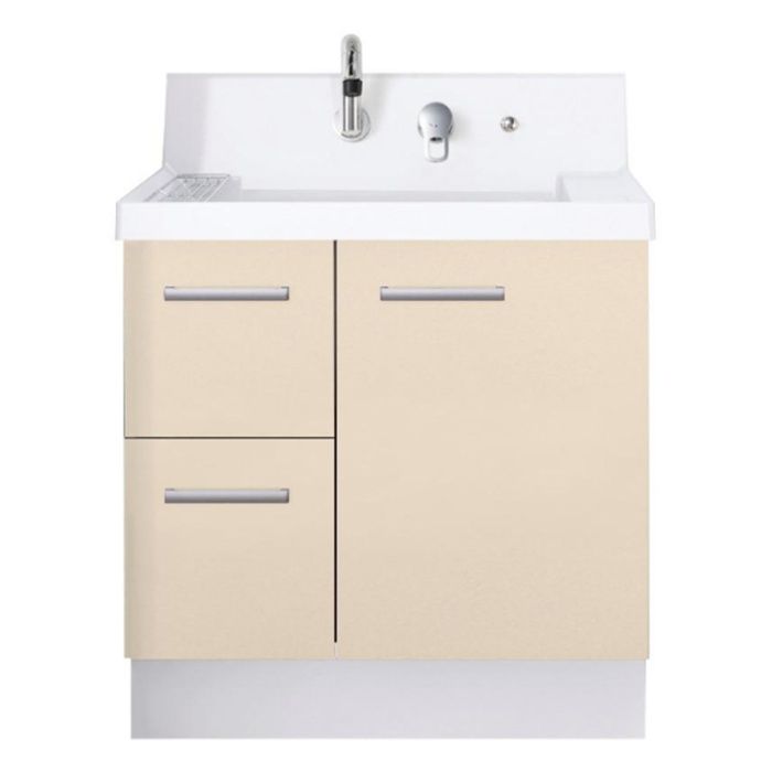 LIXIL K1シリーズ75cm洗面台 引出タイプ ライトベージュ K1H5-755SY/HV2H