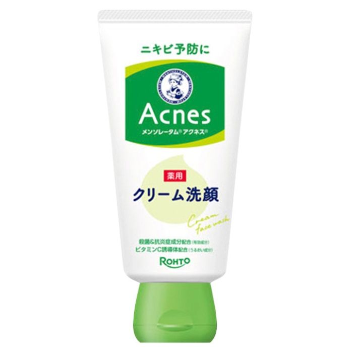 【楽天市場】ロート製薬 メンソレータム アクネス 薬用 クリーム洗顔 130g：ホームプラザナフコ楽天市場店