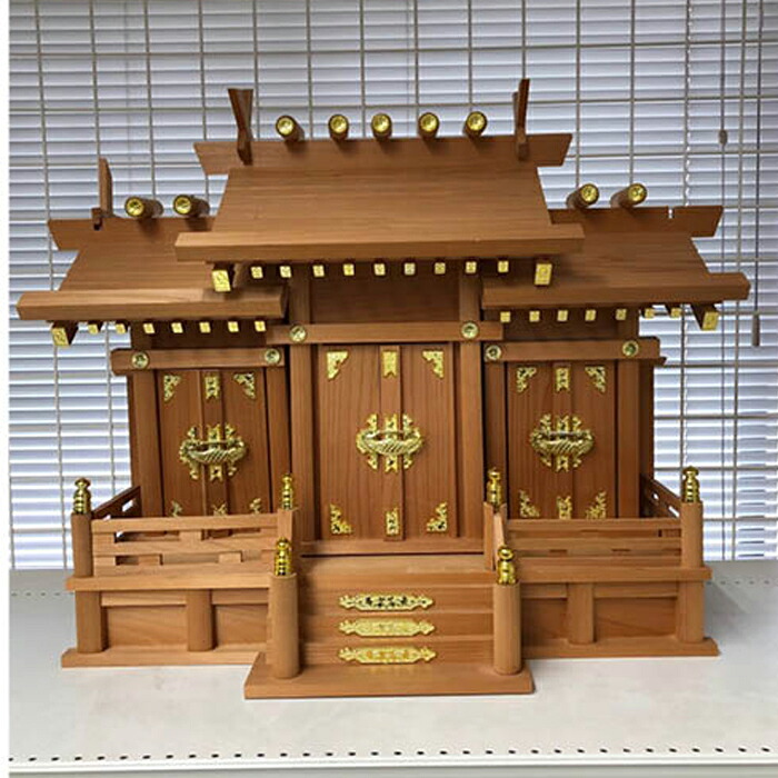 大屋根くい違い三社 中 65×26×51珊