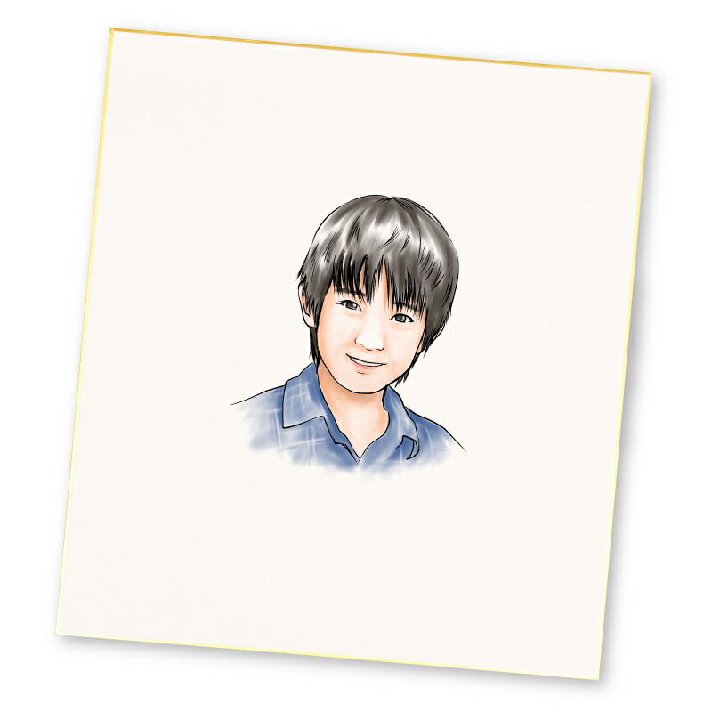 とっと様専用サプライズプレゼントにがおえ色紙 イラスト