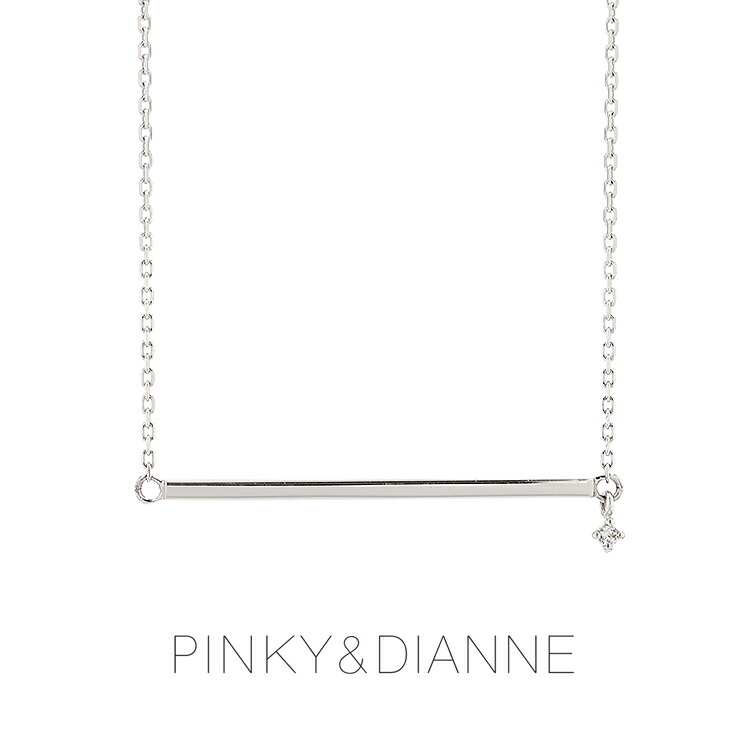 ピンキー&ダイアン PINKY&DIANNE シルバー ペンダント ネックレス キュービックジルコニア メタルパーツ スタイリッシュ (VPCPD51595) クリスマス
