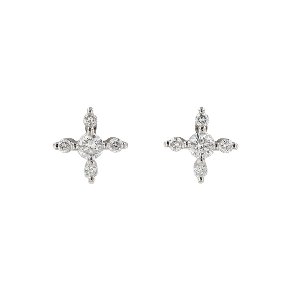 【正規品】スイートテン・ダイヤモンド Sweet 10 Diamond プラチナ ダイヤモンド ピアス 10石 記念日 フラワー ppsd40003