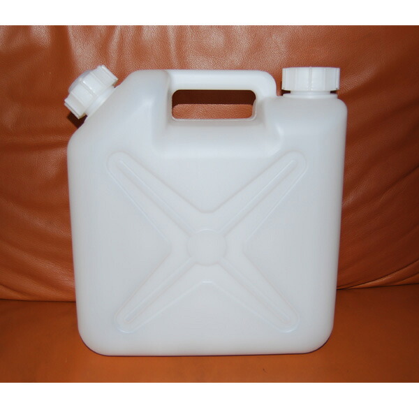 貨物輸送無料 【日本製 】 ポリ貯蔵タンク 10L ノズル付 （7個書き割り）（北海道、沖縄、北東6県￥2000別途貨物輸送已むを得ず）