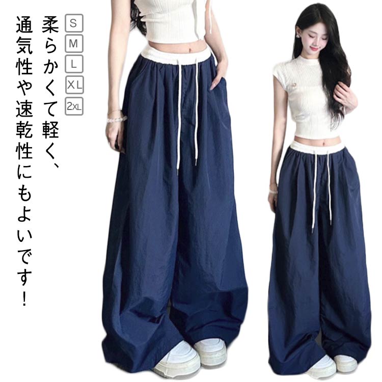 【楽天市場】涼しい レディース 薄手 ゆったり ガウチョパンツ 涼感 ワイドパンツ 冷感 日焼け止め ボトムス 速乾 パンツ ワイド 細見え