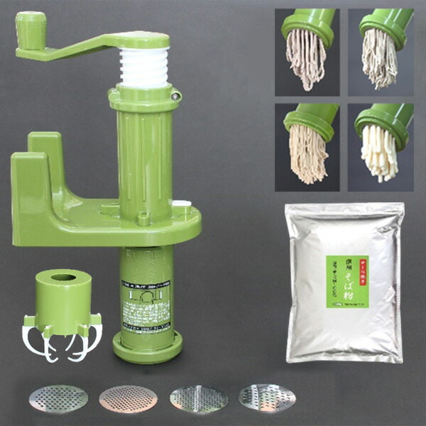 楽天市場】そば打ち機 そば楽プラス 4種のダイス付き 【ポイント5倍