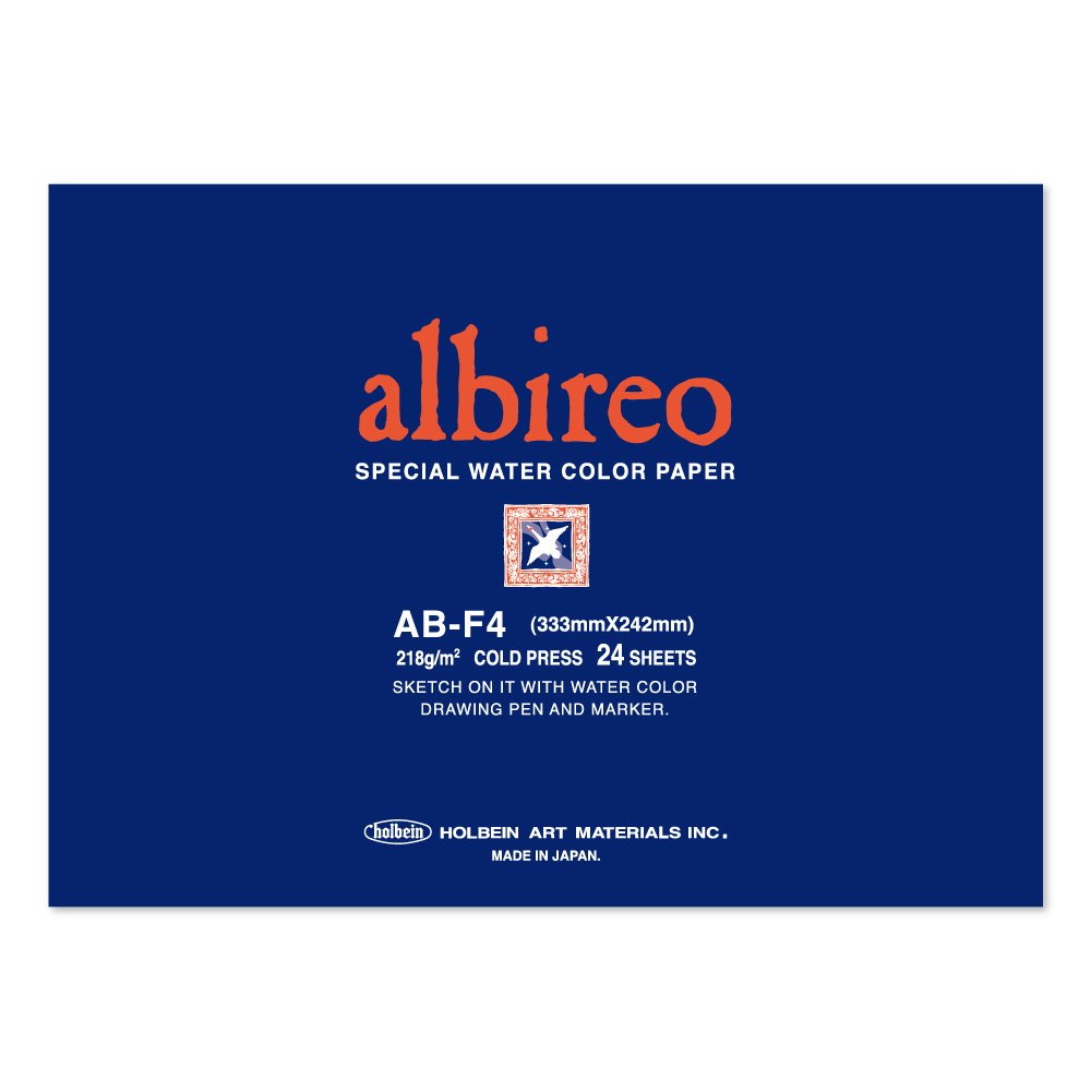 楽天市場】albireo水彩紙 スケッチブック ブロックタイプ B5サイズ