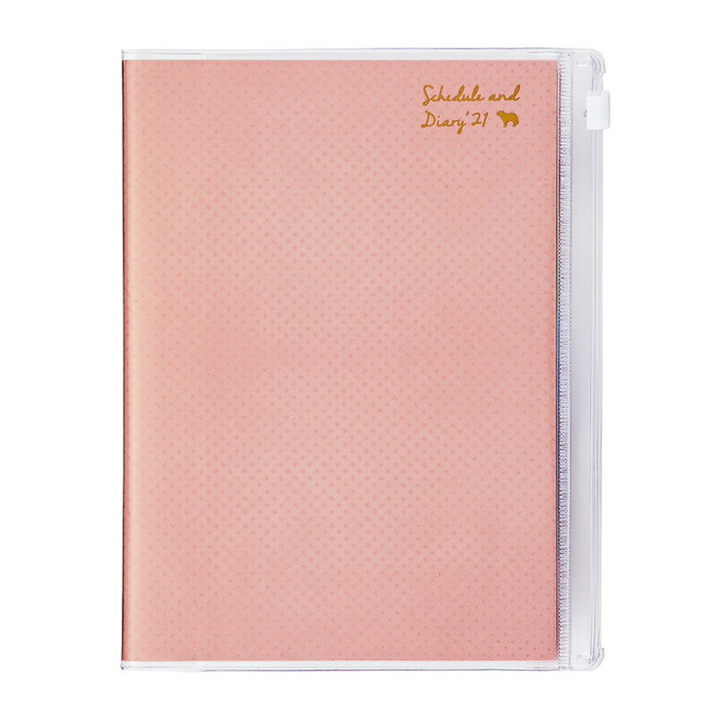 楽天市場 21年 手帳 クツワ 家族 家計簿付き手帳 B6 ドットパターン ピンク 019sha スケジュール帳 ダイアリー かわいい ナガサワ文具センター