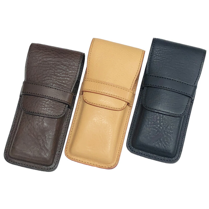 楽天市場】ブレイリオ 本革 ペンシース 肉盛り 2本差し ミネルバ