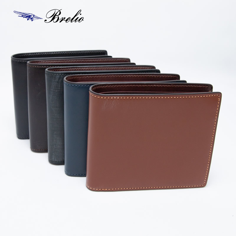 楽天市場】Brelio/ブレイリオ 二つ折り財布 本革 コードバン 小銭入れ