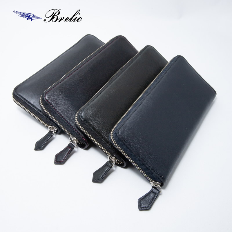 ブレイリオ　Brelio ミネルバボックス ラウンドジッパー長財布　未使用品 111nv_3-1.jpg