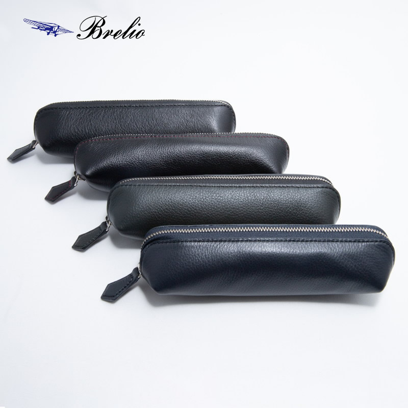 楽天市場】【名入れ対象商品】Brelio YAKレザー ペンケース 本革