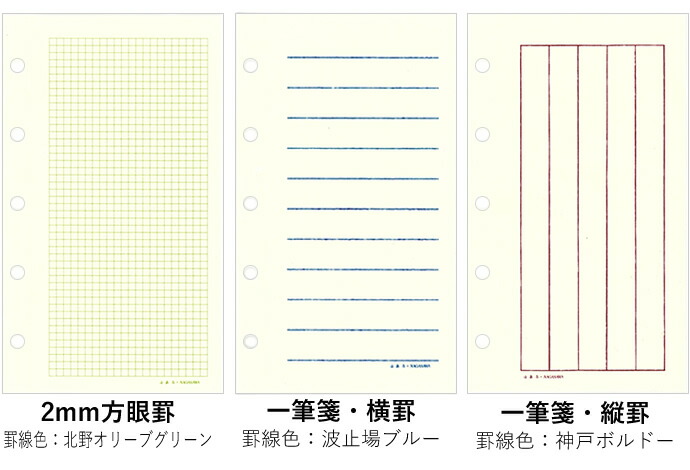 満寿屋×NAGASAWA システム手帳リフィル マイクロ5サイズ ミシン目入り ますや ナガサワオリジナル 数量限定セール