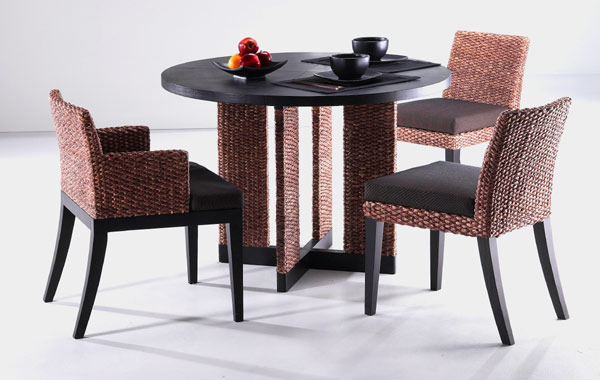 Nagi Water Hyacinth Dining Chair Contemporary Furniture Custom Water Hyacinth Dining Chair Contemporary Furniture Custom Made