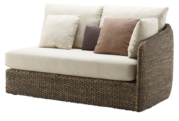 楽天市場】高品質 ウォーターヒヤシンス ソファ 2P 2人掛け ワイド