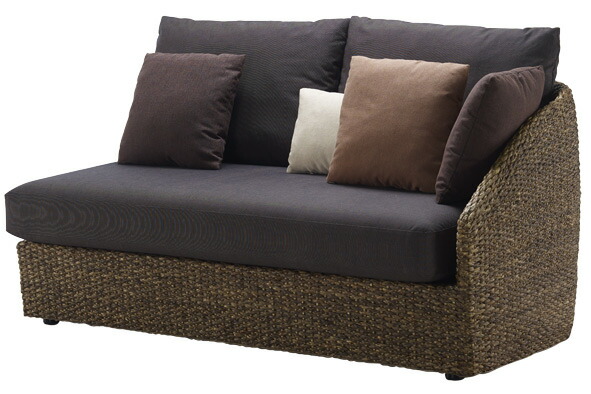 Water Hyacinth 2 P Sofa Two Seat Person People Hanging And For One Side With Armchair Design Contemporary Furniture