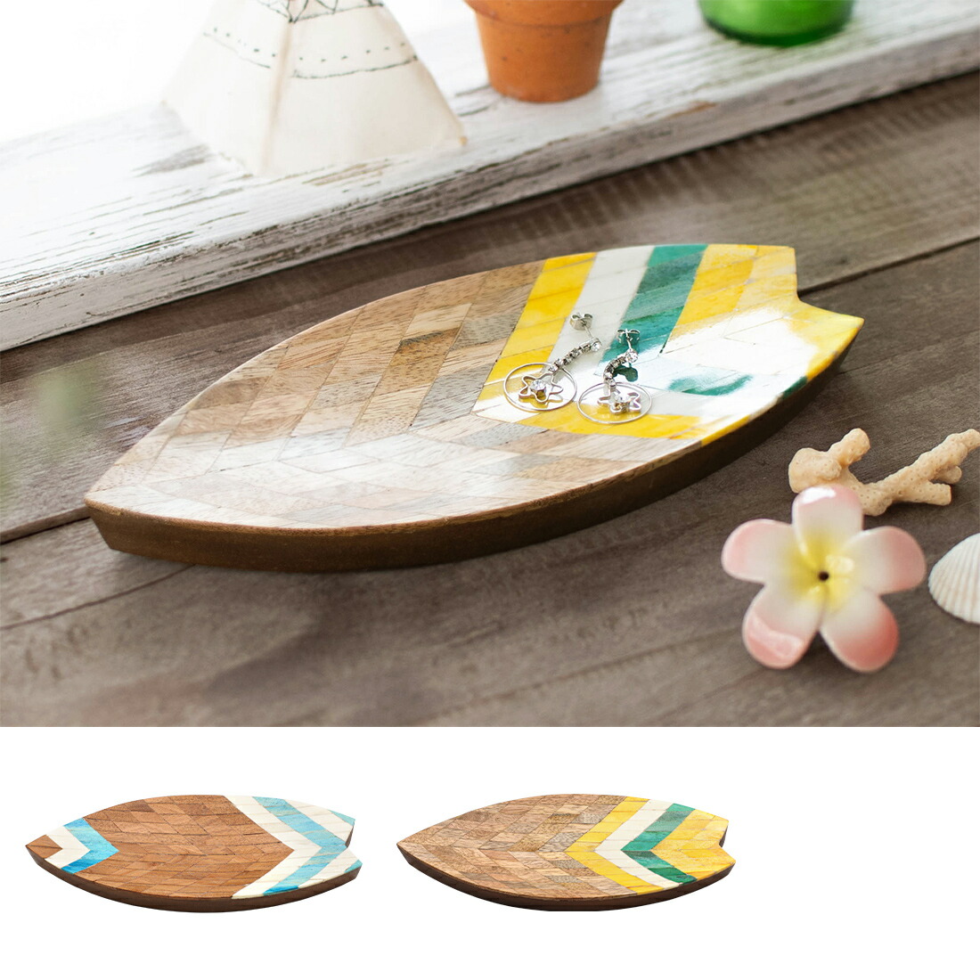 海　波　南国　キャッシュトレイ　小 海 波 南国 キャッシュトレイ 小