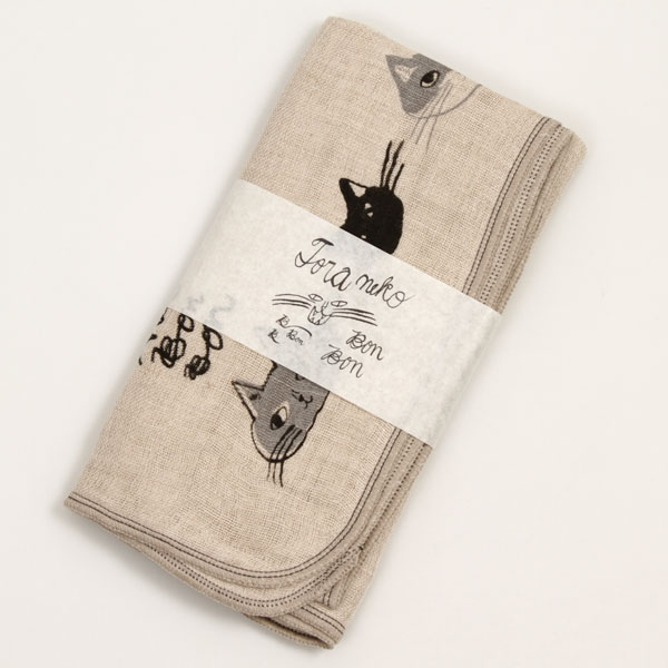 楽天市場】倉敷意匠 Classiky トラネコボンボン リネンガーゼ 手ぬぐい