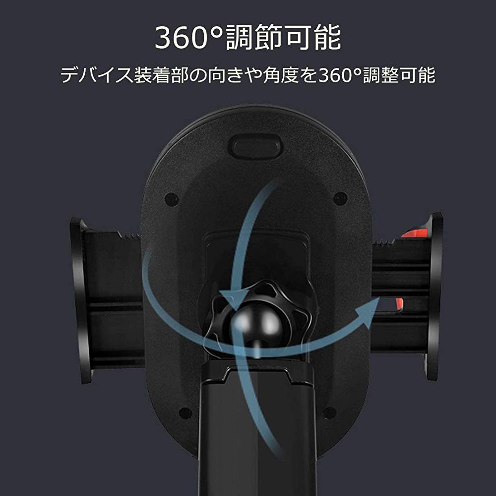 スマホホルダー車車載エアコン粘着ゲル吸盤2in1ワンタッチ開閉車用スマホスタンド360度マウント固定脱着iPhoneandroidトラック机ベッド