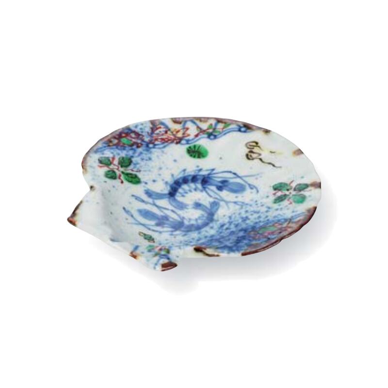 有田焼 皿 吹墨 海老 網目 ホタテ 小皿 11.3cm 皿 前菜 先付け 付出し お通し デザート 白 ホワイト 青 ブルー 紺 ネイビー 緑 グリーン 日本製 国産 おしゃれ ギフト プレゼント 贈り物 母の日 お祝い 和食器 洋食器 中華食器 飲食店 業務用 プロ使用 食器