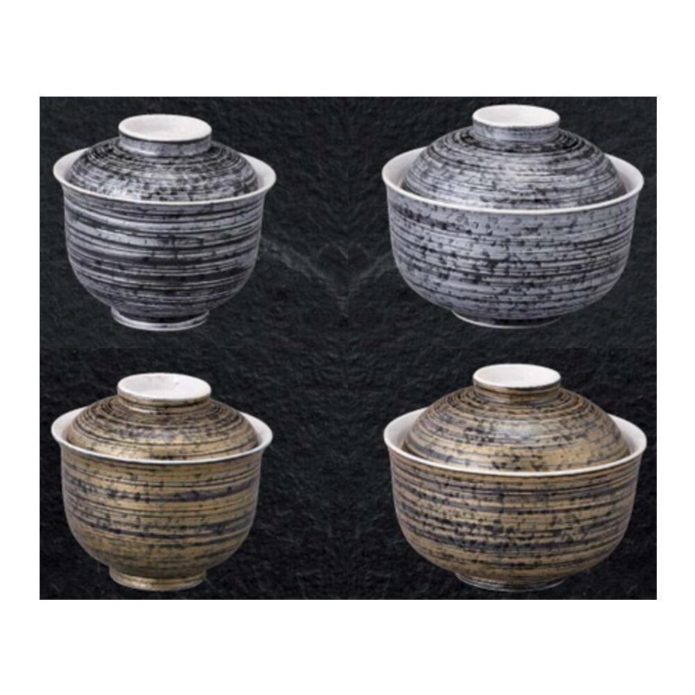 有田焼 黒 呉須 雲 銀 刷毛目 金 刷毛目 2.6寸 小蓋物 3.8寸 蓋物 8cm 10.4cm 器 鉢 炊き合せ 酒蒸し ちり蒸し 蒸し料理 ブラック シルバー ゴールド 日本製 国産 おしゃれ ギフト プレゼント 贈り物 母の日 お祝い 和食器 洋食器 中華食器 飲食店 業務用 プロ使用 食器