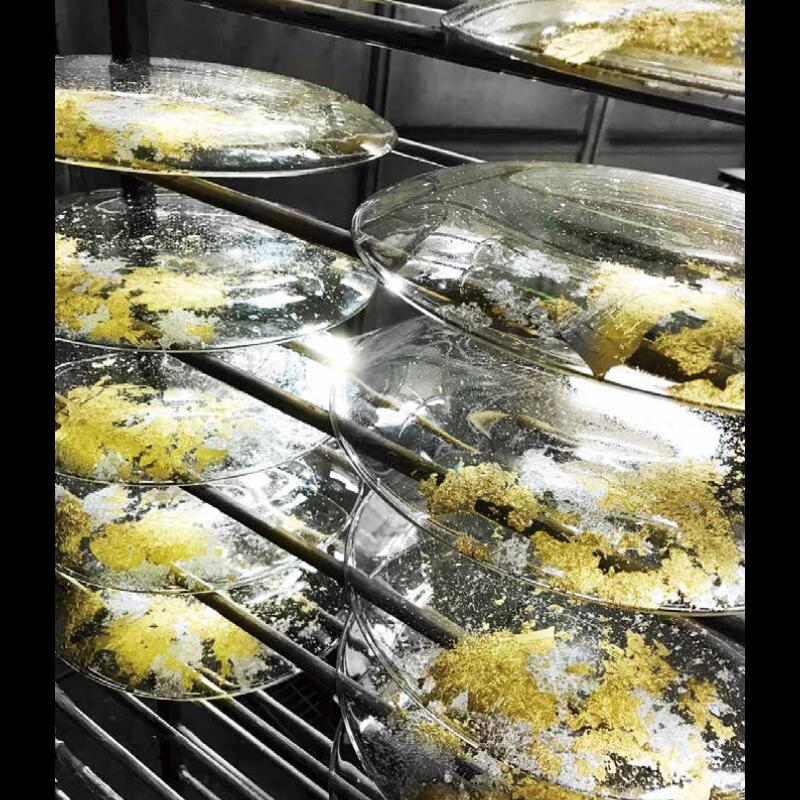 超目玉 塗り ガラス 食器 クリア 金箔 シリーズ 片口 一合 2ml 塗 漆 純金 純銀 酒 酒器 日本酒 食洗機対応 日本製 国産 おしゃれ こだわり プレゼント ギフト 贈答品 お祝い パーティー 食事会 和食器 洋食器 飲食店 業務用