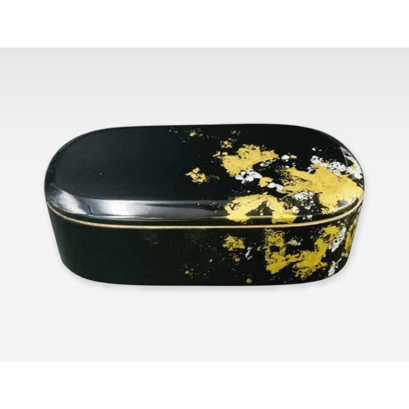 【貨物輸送無料】 【荷作りのし可】 木製 食器 つづき物 一皿分の料理箱 古代 ペンキ塗り 金箔 漆 黒 480ml 木 醇乎たる 塗 漆 乾漆 器 箱 弁当 食洗機相応う 日本製 国産 かっこ良い こだわり 差し上げ物 差し上げ物 さし上げる品 喜び事 寄り合い 召しあがる会 和食器 洋食器 飲食店 御役目用 労働者階級当て嵌める キッチン用品・食器・調理器具-大人用弁当箱