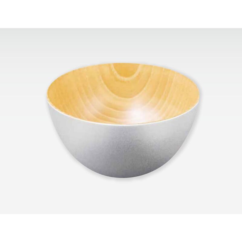【送料無料】 【包装のし可】 【3個セット】 木製 食器 シリーズ ボウル 大 シルバー 12.5cm 木 無垢 塗 漆 乾漆 器 鉢 小鉢 食洗機対応 日本製 国産 おしゃれ こだわり プレゼント ギフト 贈答品 お祝い パーティー 食事会 和食器 洋食器 飲食店 業務用 プロ使用｜うつわの店　和海　店