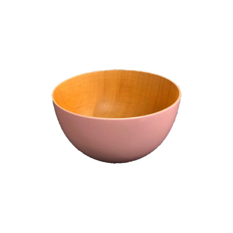 送料無料 包装のし可 2個セット 木製 食器 シリーズ ボウル 中 ソリッドカラー ピンク 11 6cm 木 無垢 塗 漆 乾漆 器 鉢 小鉢 食洗機対応 日本製 国産 おしゃれ こだわり ギフト 贈答品 お祝い パーティー 食事会 和食器 洋食器 飲食店