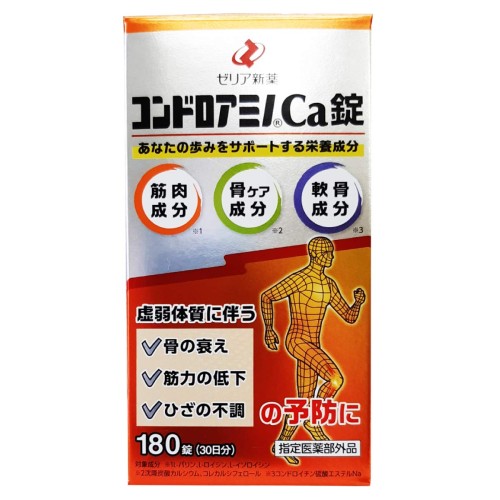 指定医薬部外品ゼリア新薬工業 コンドロアミノＣａ錠 １８０錠
