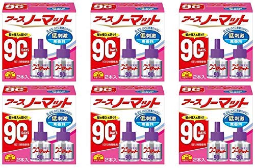 6個セットアース製薬 アースノーマット 90日用 取替ボトル 無香料 2本入|天六なごみ店