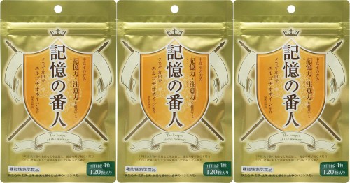 3個セット記憶の番人 120粒機能性表示食品