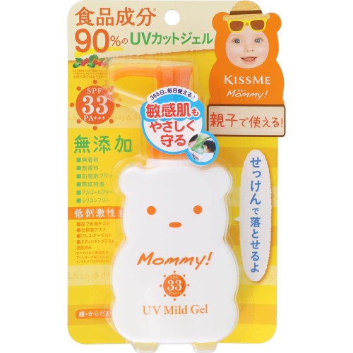 マミー UVマイルドジェルN 100g×5個セット伊勢半KISS ME食品成分つくったジェルタイプの日やけ止め