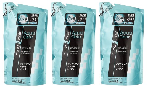 3個セットモッズ・ヘア アクアクリア リセットシャンプー つめかえ用 350ml×3個
