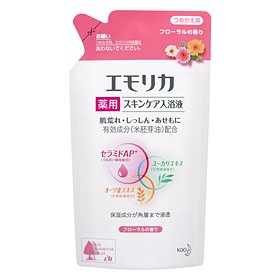 《仕掛ける売りわたす》 名取り草 エモリカ フローラルの芳ばしさ つめかえ用 (360mL)×16個仕掛ける 詰め替え用 薬用 素はだ世話をする一風呂液 一風呂剤 医薬品部外品