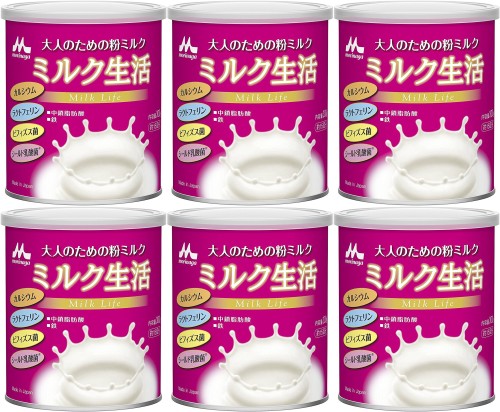 森永乳業 大人のための粉ミルク ミルク生活 300g &times; 6缶｜天六なごみ店