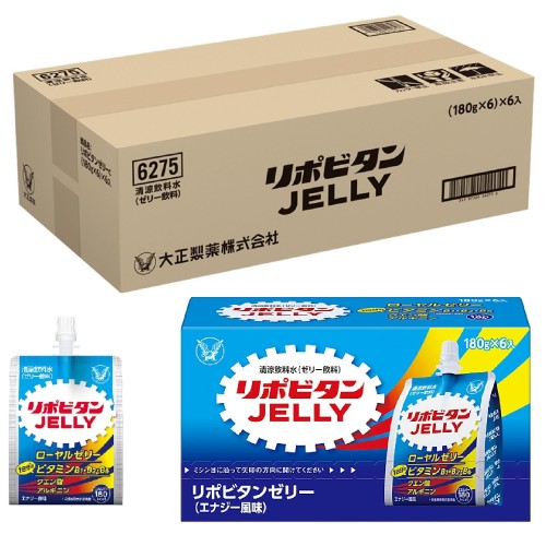 リポビタンゼリーc 180g×36個 大正製薬 エナジー風味 栄養摂取 ビタミンB群 マルトデキストリン アルギニン ローヤルゼリー クエン酸 180kcal 熱中症対策にも