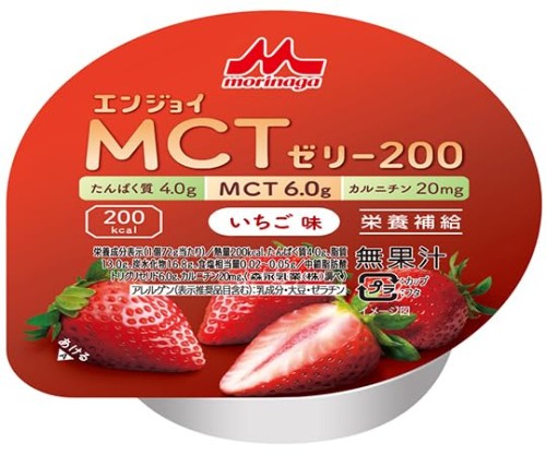 クリニコ エンジョイMCTゼリー200 (栄養補助食品) いちご味 24個入 655613