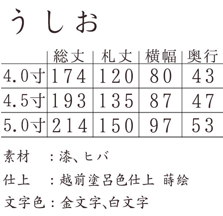 位牌 モダン 現代仏壇 うしお4 5寸 国産仏具 現代仏具 モダン位牌 仏壇 モダン うしお4 5寸 送料無料 現代仏壇 黒塗り 塗り位牌 漆塗り 漆 越前塗 木製 手元供養 御供え 先祖代々 戒名 なごみ工房 店国産仏具 モダン位牌 徹子の部屋にてテレビcm放送中