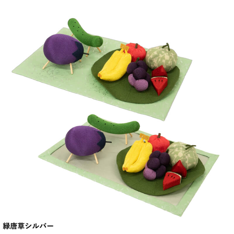 3月1日11%OFFクーポン／ 初盆 新盆 お盆ちりめん真菰セット 盆用品 