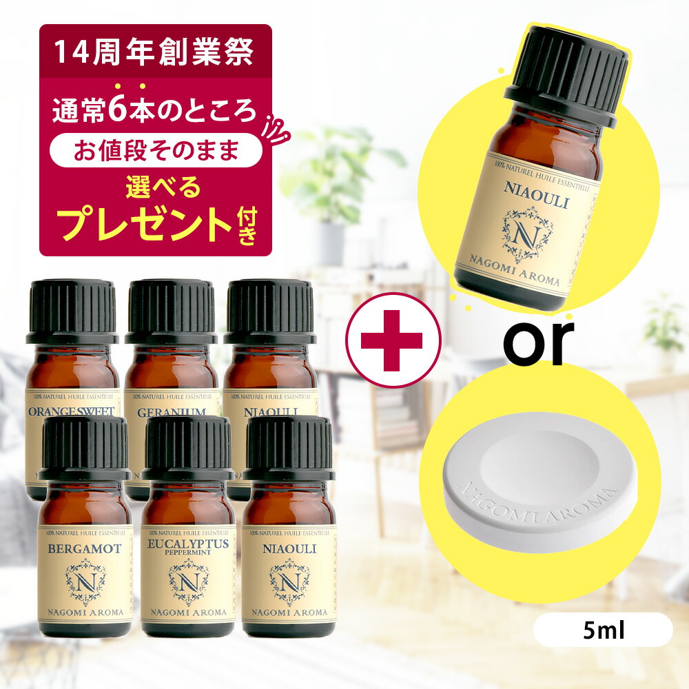 アロマ エッセンシャルオイル 選べる 精油 各5ml×6本セット 【送料無料】 【 アロマオイル ラベンダー オレンジ ユーカリ ベルガモット ユーカリ グレープフルーツ AEAJ認定 天然 】