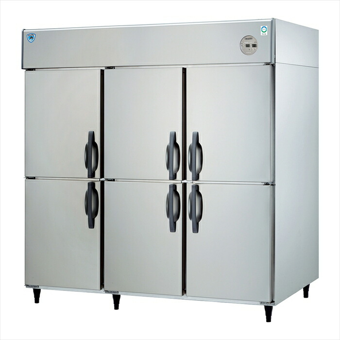 御勤め用タテ型氷る電気冷蔵庫 大和冷機 LNXA-1881S2 氷る2室 氷る510L/冷蔵1111L 気どらずに冷媒遣りくち 単相100V