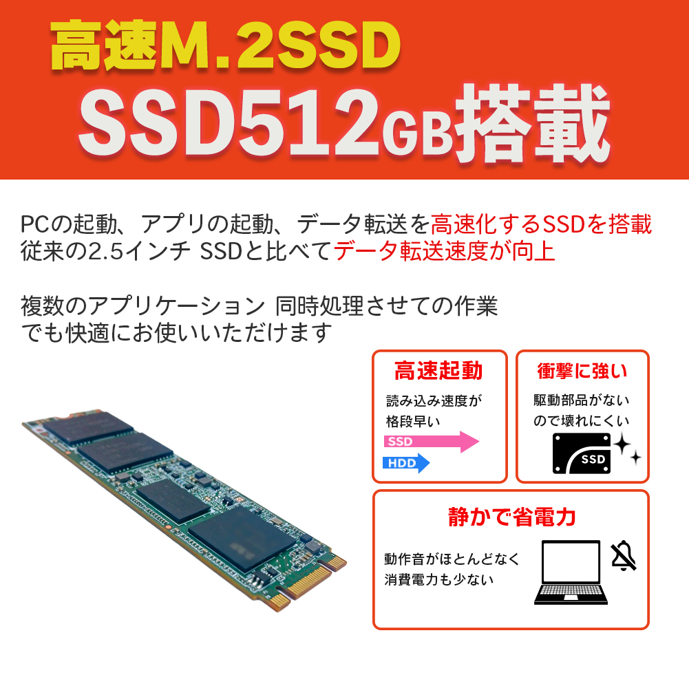 直ぐ☆発送 HP 800G4 八世代 i5 8500 16GB SSD512GB PC/タブレット