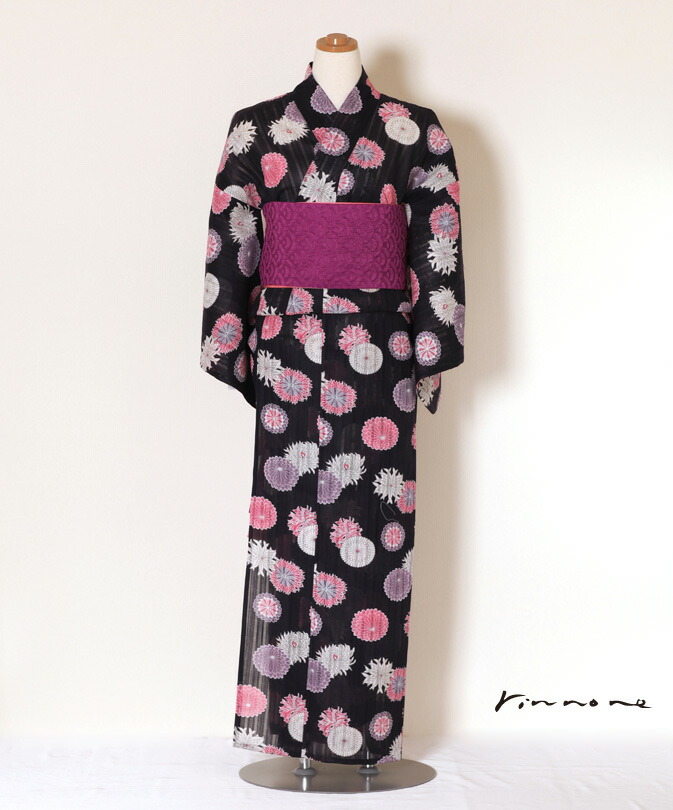 新品【リンノネ-rinnone】ブランド浴衣 楽天市場】リンノネ rinnone 浴衣 ゆかたセット お仕立て済み