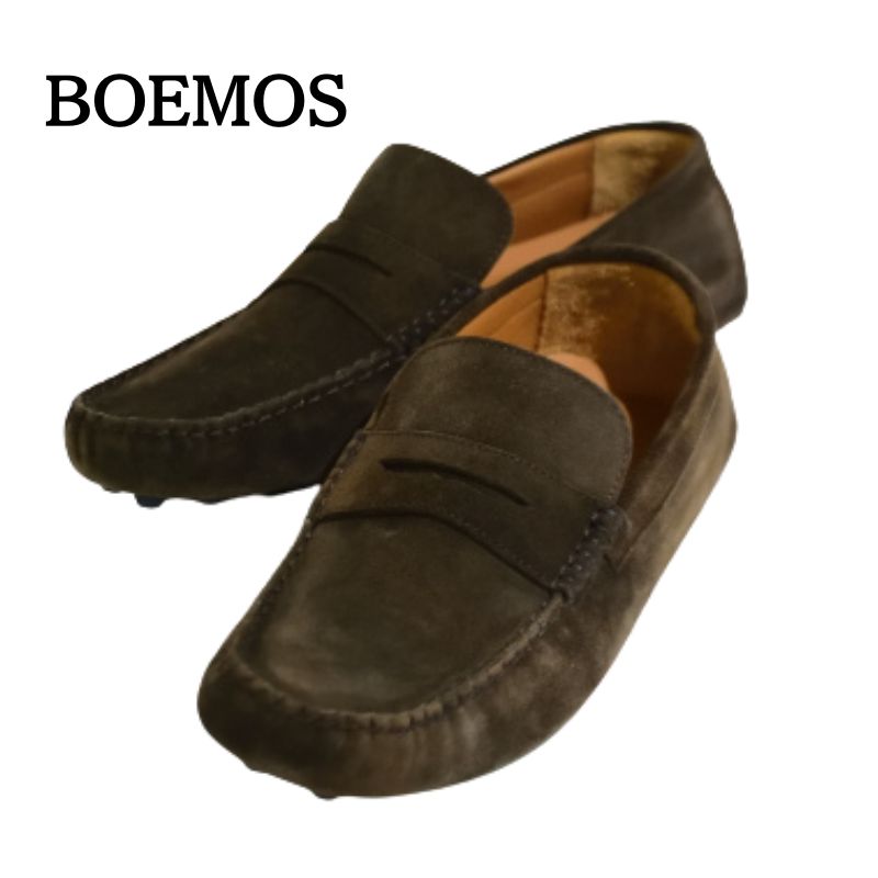 楽天市場】ボエモス BOEMOS ローファー 靴 メンズ 革底 おしゃれ