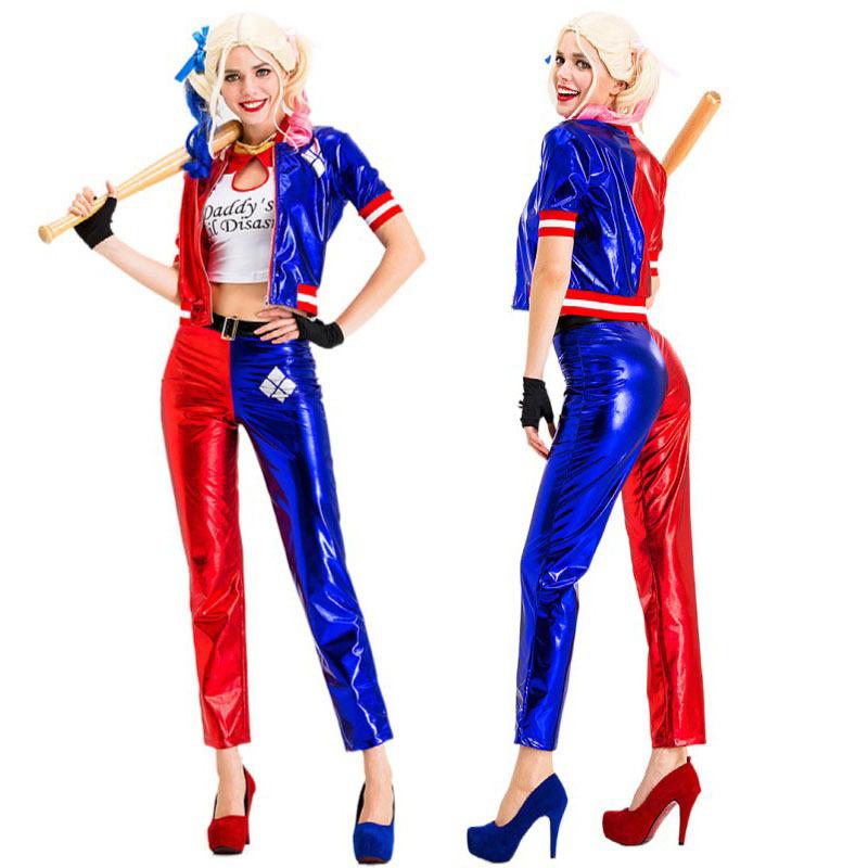 スーサイドスクワッド ハーレイ・クイン コスプレ衣装 ウィッグ セット 楽天市場】ハーレイクイン ウイッグ（コスチューム一式