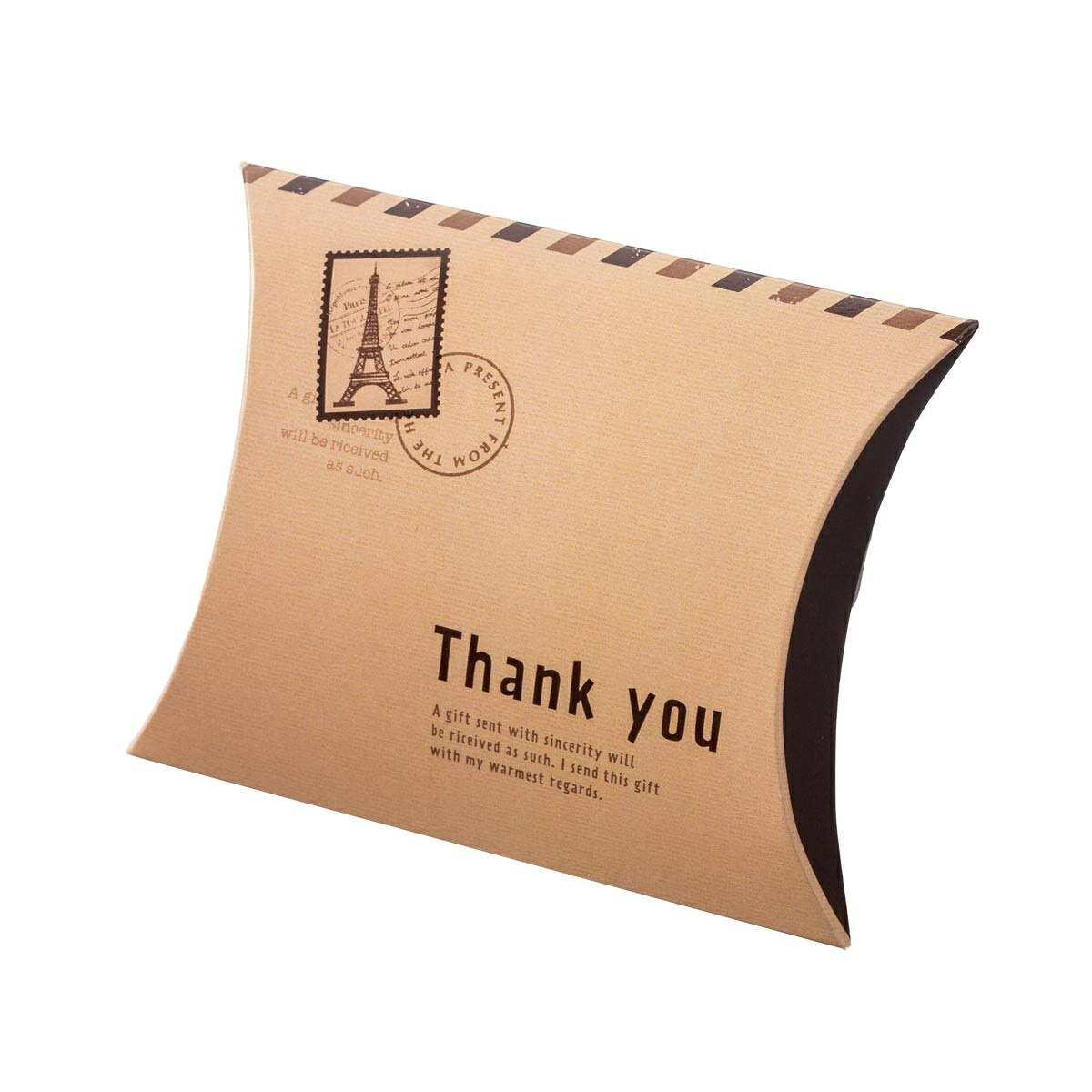 【ロゴタイプ入れ無料】100個 縦11.7cm×横14.2cm×マチ3.5糎  小箱 ミニクイック ピロー（差込有）小箱  ピローボックス でき事 差し上げ物 為替手形 航空便 ノベルティ 御菓子箱 催し物 御菓子 目あたらしい 差し上げ物 プチギフト